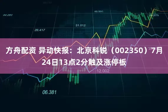 方舟配资 异动快报：北京科锐（002350）7月24日13点2分触及涨停板